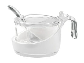 グッチーニ｜GUZZINI シュガージャー＆スプーン Everyday Guzzini (グッチーニ) クリアー 248900-00