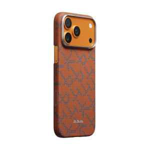PITAKA iPhone 17 Pro �G�b�W�P�[�X Leaping ���m�O���� �u���[/�I�����W KI1703PTK