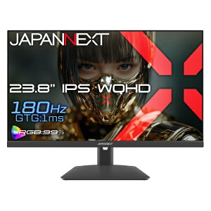 JAPANNEXT�b�W���p���l�N�X�g �Q�[�~���O���j�^�[ JN-IPS238G180Q2 [23.8�^ /WQHD(2560×1440�j /���C�h /180Hz]