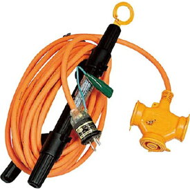 ハタヤリミテッド｜HATAYA 防雨型2P・2P接地付兼用とび延長コード　10m　WX103K