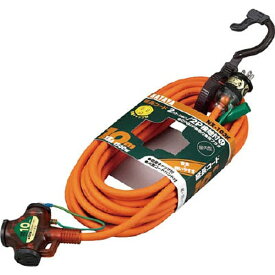 ハタヤリミテッド｜HATAYA 2P接地付延長コード　10m　オレンジ　NX103K