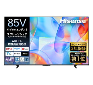 �y2026�N6�����{�z Hisense�b�n�C�Z���X �t���e���r �n�C�Z���X 85C55S [85V�^ /Bluetooth�Ή� /4K�Ή� /BS�ECS 4K�`���[�i�[���� /YouTube�Ή�]