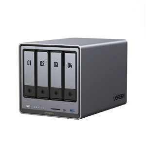 UGREEN�b���[�O���[�� NASync [�X�g���[�W�� /4�x�C] M.2 SSD�X���b�gx2 DXP4800 Plus 55216