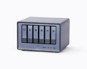UGREEN�b���[�O���[�� NASync [�X�g���[�W�� /6�x�C] M.2 SSD�X���b�gx2 DXP6800 Pro 55218B