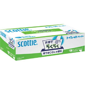 日本製紙クレシア｜crecia スコッティ　片手でらくらくトイレットペーパー　100組（300枚入）　291001P