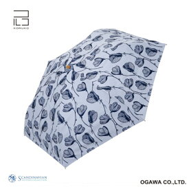 小川｜Ogawa 晴雨兼用日傘 3段折りたたみ傘 コルコ ラインフラワー KOR-50PM-71 [晴雨兼用傘 /レディース /50cm]