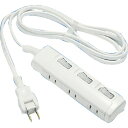 Panasonic｜パナソニック OAタップ ザ・タップスイッチシリーズe ホワイト WHS26235WP [1.5m /3個口 /スイッチ付き（個別）][WHS26235WP] panasonic
