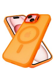 shizukawill｜シズカウィル iPhone15 ケース カバー MagSafe対応 耐衝撃 ハイブリッド5 オレンジ APIP15HI5OR