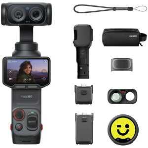 �y�G���g���[�ōő�2���|�C���g������b6/25�܂Łz INSTA360�b�C���X�^360 8K�W���o���J���� Insta360 Luna Ultra �N���G�C�^�[�o���h�� �R�Y�~�b�N�u���b�N CINSABTA-LUNAULTRA03 �y��������z���s�z