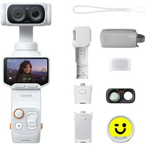 �y�G���g���[�ōő�2���|�C���g������b6/25�܂Łz INSTA360�b�C���X�^360 8K�W���o���J���� Insta360 Luna Ultra �N���G�C�^�[�o���h�� �X�e���z���C�g CINSABTA-LUNAULTRA04 �y��������z���s�z