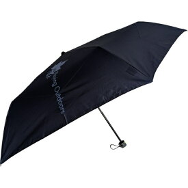 LOGOSPARK 折りたたみ傘 手開き式 撥水加工 楽々開閉 ネイビー LOG-700054-NV [雨傘 /60cm]
