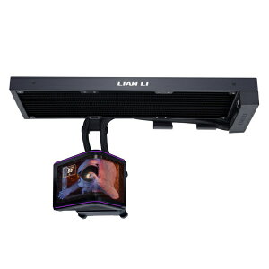 LIANLI�b���A���� ����CPU�N�[���[ �t�@������ [LGA1700/1851�EAM4/AM5] HydroShift II OLED Curved 360 Fanless �u���b�N GHS2OLDC36NB