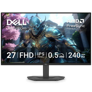 DELL�b�f�� �Q�[�~���O���j�^�[ Dell 27 �u���b�N SE2726HGS-R [27�^ /�t��HD(1920×1080) /���C�h /240Hz]