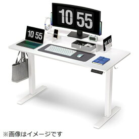 WALKINGDESK 電動昇降デスク [W1200xD600xH832〜1292mm] 引き出し・モニター台付き ホワイト ETSFI21-120WH [電動 /収納あり]