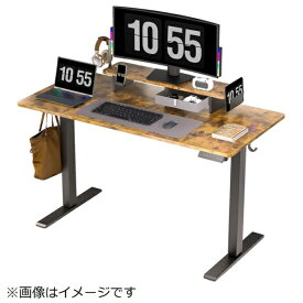 WALKINGDESK 電動昇降デスク [W1200xD600xH832〜1292mm] 引き出し・モニター台付き ウッド ETSFI21-120WO [電動 /収納あり]