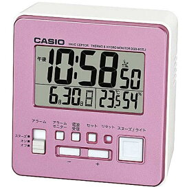 カシオ｜CASIO 目覚まし時計 【wave ceptor（ウェーブセプター）】 パールピンク DQD805J4JF [デジタル /電波自動受信機能有][DQD805J4JF]