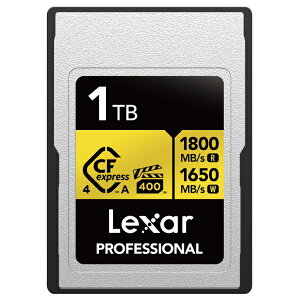 �y2026�N06��22�������z Lexar�b���L�T�[ Lexar Professional GOLD CFexpress 4.0 Type A �J�[�h LCAGOLD001T-RNENJ [1TB] Lexar LCAGOLD001T-RNENJ [1TB /CFexpress Type A]