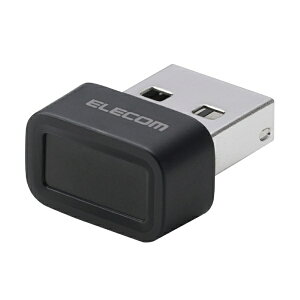 ELECOM�b�G���R�� �w��F�؃��[�_�[ USB-A�ڑ� [MoC���� / Windows Hello�Ή�] �h���O���^�C�v (Windows11�Ή�) �u���b�N CR-FI01UBK
