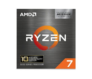 AMD�b�G�[�G���f�B�[ AMD Ryzen 7 5800X3D 10th Edition W/O Cooler (8C/16T3.4GHz105W) 100-100000651POF [AMD Ryzen 7 /Socket AM4]