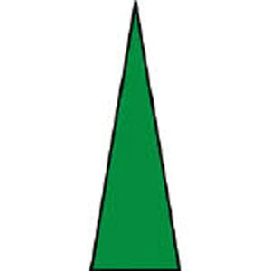 ユニット|UNIT ゲージマーカー 緑 PPステッカー 1シート100枚入 44682