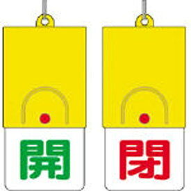 ユニット｜UNIT 回転式両面表示板　開：緑文字　閉：赤文字　101×48　85733