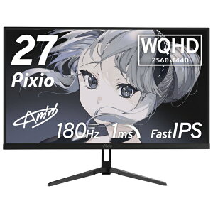 PIXIO�b�s�N�V�I �Q�[�~���O���j�^�[ PX278 Wave(5�N�ۏ�) �u���b�N PX278WAVE-UC5 [27�^ /WQHD(2560×1440�j /���C�h /180Hz]