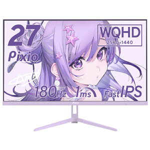 PIXIO�b�s�N�V�I �Q�[�~���O���j�^�[ PX278 Wave(5�N�ۏ�) �p�X�e���p�[�v�� PX278WAVEPP-UC5 [27�^ /WQHD(2560×1440�j /���C�h /180Hz]