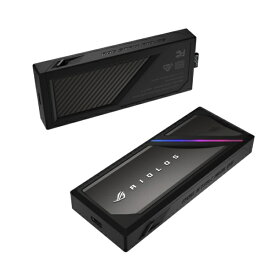 ASUS｜エイスース SSDケース USB-C接続 ROG Strix Aiolos(Mac/Windows11対応) ブラック ESD-S1W/BLK/G/AS [M.2対応 /SATA＋NVMe /1台]