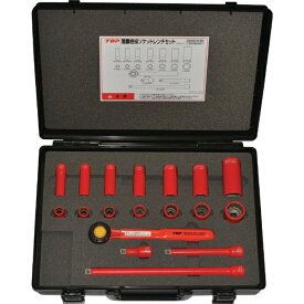 トップ工業｜TOP工業 絶縁ソケットレンチセット　差込角9．5mm　ZSWS318R