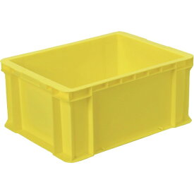 DICプラスチック｜ディーアイシープラスチック DA型コンテナDA-28　外寸：W480×D360×H223　黄　DA28