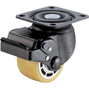 ハンマーキャスターセールス|HAMMER CASTER 低床式重荷重用自在SP付ウレタン車B入り65mm 545SBAU65BAR01