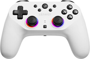 LeadJoy�b���[�h�W���C �Q�[���p�b�h ����/�L�� SABER-PLUS-WH [Bluetooth�EUSB /Windows�EAndroid�EiOS]