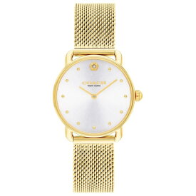COACH｜コーチ 【5年保証】コーチ ELLIOT 28mm シルバー 14504223