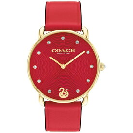 COACH｜コーチ 【5年保証】コーチ ELLIOT 36mm レッド 14504386