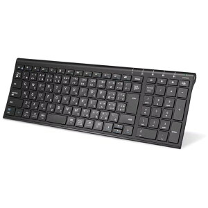 iClever�b�A�C�N���o�[ �L�[�{�[�h (Android/iOS/Mac/Windows11�Ή�) �u���b�N IC-BK22-BK [���C�����X /���{��z�� /�p���^�O���t]