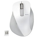 エレコム　ELECOM ワイヤレスBlueLEDマウス［2.4GHz USB・Mac／Win］　M-XGL10DBシリーズ Lサイズ（5ボタン・ホワイト…