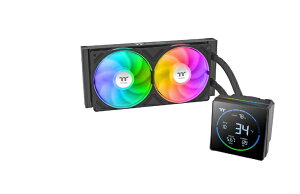 THERMALTAKE�b�T�[�}���e�C�N ����CPU�N�[���[ 120mm�t�@��x2 [LGA2066/2011-3/2011/1851/1700/1366/1200/1156/1155/1151/1150�EAM5/AM4] TH240-S V3 ARGB Sync �u���b�N CL-W469-PL12SW-A