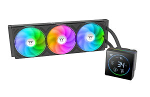 THERMALTAKE�b�T�[�}���e�C�N ����CPU�N�[���[ 120mm�t�@��x3 [LGA2066/2011-3/2011/1851/1700/1366/1200/1156/1155/1151/1150�EAM5/AM4] TH360-S V3 ARGB Sync �u���b�N CL-W470-PL12SW-A