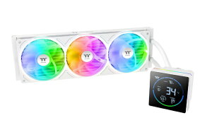 THERMALTAKE�b�T�[�}���e�C�N ����CPU�N�[���[ 120mm�t�@��x3 [LGA2066/2011-3/2011/1851/1700/1366/1200/1156/1155/1151/1150�EAM5/AM4] TH360-S V3 ARGB Sync Snow �z���C�g CL-W472-PL12SW-A
