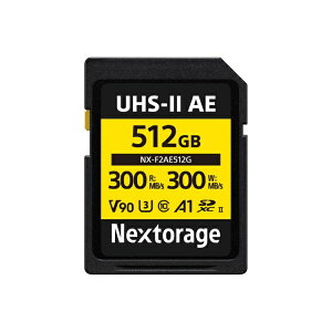 Nextorage�b�l�N�X�g���[�W SDXC UHS-II�J�[�h V90 TLC NX-F2AE512G [Class10 /512GB]