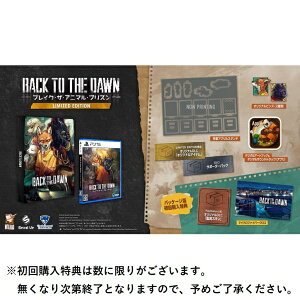 �y������T�t���z�y2026�N10��22�������z Clouded Leopard Entertainment�b�N���E�f�B�b�h���p�[�h�G���^�e�C�������g Back to the Dawn �`�u���C�N�E�U�E�A�j�}���E�v���Y���`�@LIMITED EDITION�yPS5�z