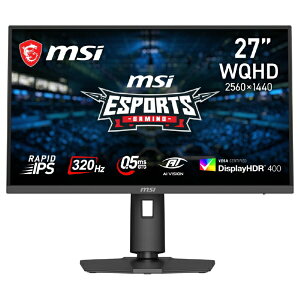 MSI�b�G���G�X�A�C �Q�[�~���O���j�^�[ MAG 274QPF X32 [27�^ /WQHD(2560×1440�j /���C�h /320Hz]
