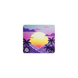 SteelSeries｜スティールシリーズ ゲーミングマウスパッド [450x400x2mm] QcK L Neon Sunset 63474