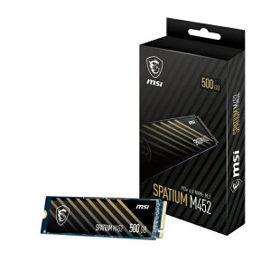 MSI�b�G���G�X�A�C MSI SPATIUM M452 PCIe 4.0 NVMe M.2 500GB SPATIUMM452PCIe4.0NVMeM.2500GB [500GB /M.2]