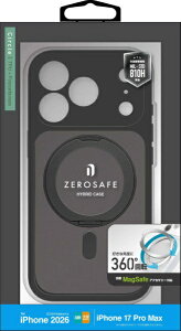 ���X�^�o�i�i iPhone 18 Pro Max / 17 Pro Max �P�[�X ZEROSAFE �� Circle ���͏[�d�Ή� FBK ���X�^�o�i�i �t���X�g�u���b�N 9679IP6DZSFBK [�w�ʃP�[�X /Magsafe�Ή�]