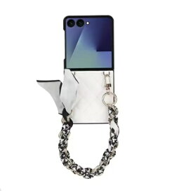 STYLE Promotion｜スタイルプロモーション Galaxy Z Flip7 チェーンストラップ ホワイト AP-GZFP7STRWH