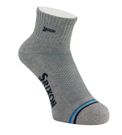 ダンロップ スリクソン｜DUNLOP SRIXON メンズ スリクソン ショートソックス グレー SMO5433 [メンズ /25〜27cm]【返品交換不可】