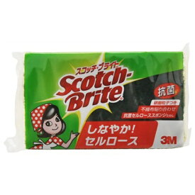 3Mジャパン｜スリーエムジャパン スコッチ・ブライト 抗菌セルローズスポンジたわし〔たわし・スポンジ〕[スコッチブライト Scotch Brite]