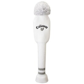 キャロウェイ｜Callaway ヘッドカバー フェアウェイウッド用 ラブキャロウェイ ニットヘッドカバー FW 26 JM AM LOVE CW KNIT FWY FW 26 JM ホワイト 5526132