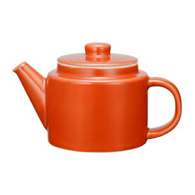 西海陶器｜SAIKAI TOKI 波佐見焼 「 Common コモン 」 ポット 500ml SS茶こし付き レッド
